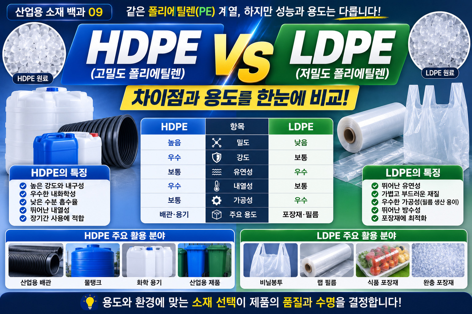 HDPE와 LDPE 썸네일